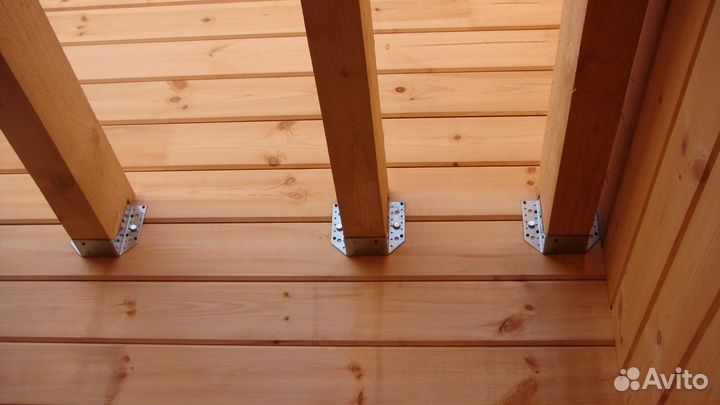 Опора для балок, крепеж