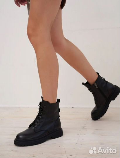 Ботинки демисезонные натуральная кожа