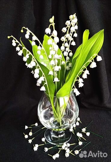 Ландыши в бокале