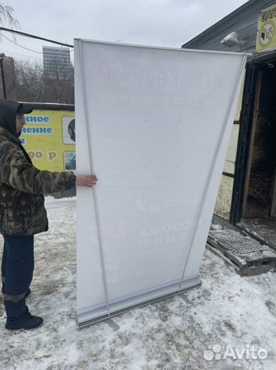 Ролл ап, реклама