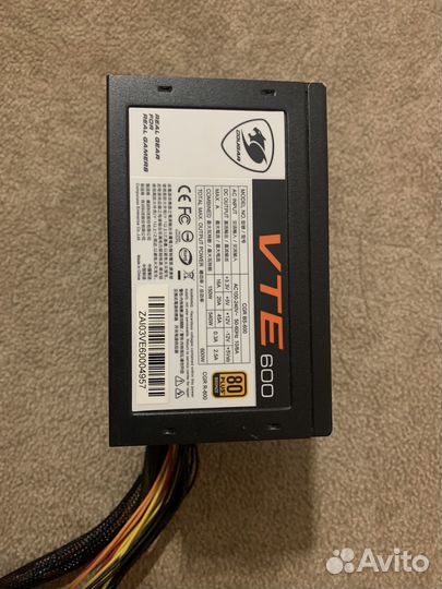 Блок питания Cougar 600w