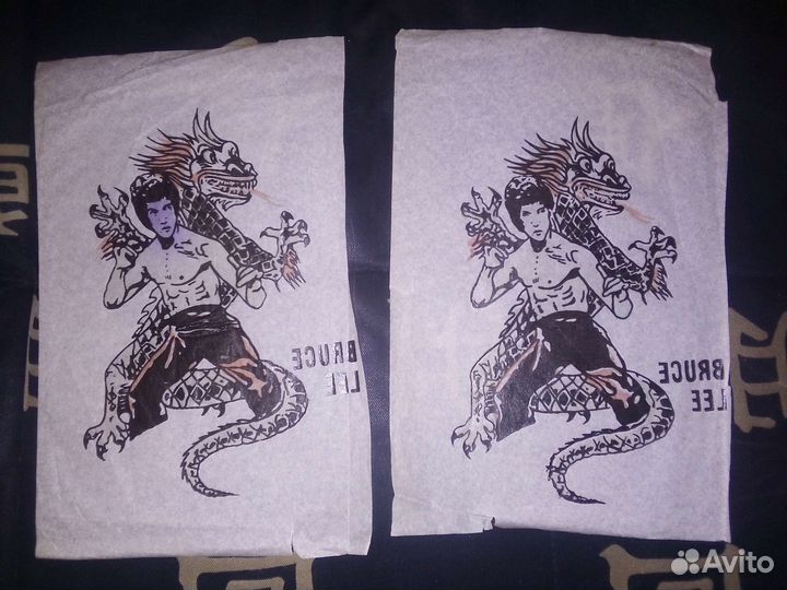 Рисунок на одежду долговечный Bruce Lee