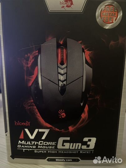 Игровая мышь A4Tech Bloody V7 черная