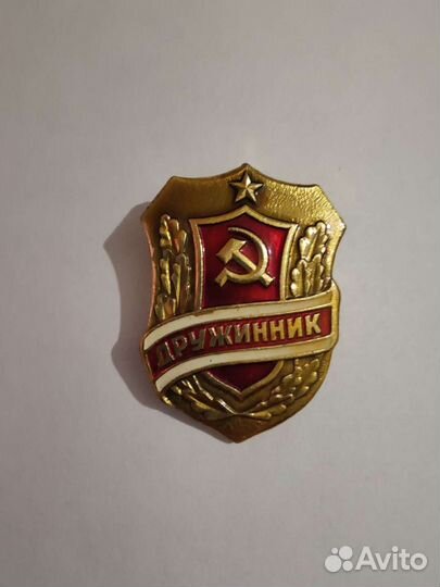 Значок Дружинник