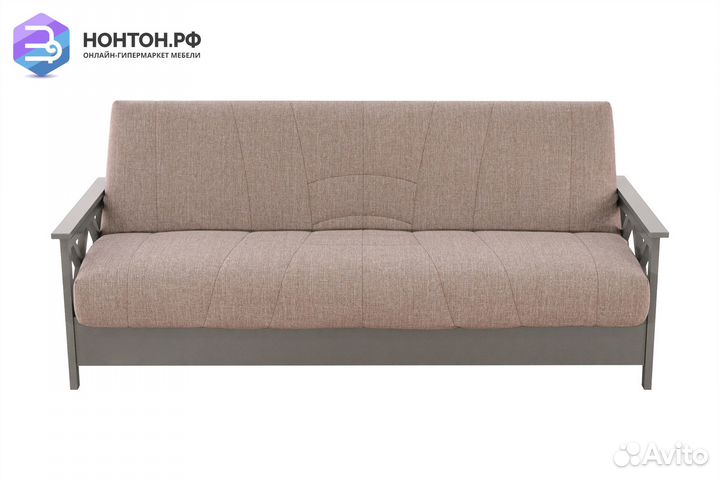 Диван книжка Ручеек Массив светло-бежевый