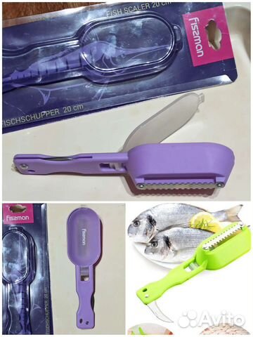 Подставка под горячее*нож д/чистки рыбы*салфетница