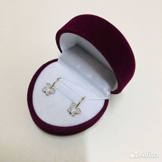 Золотые серьги (26351)
