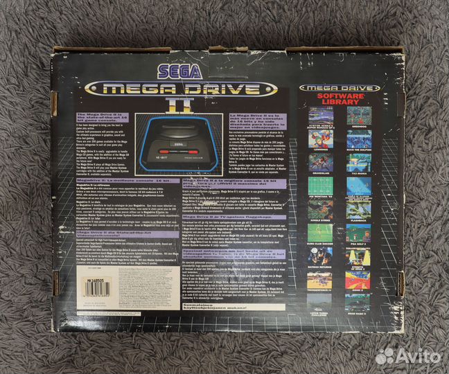 Sega Mega Drive 2 Model MK-1631-50 Сега Оригинал
