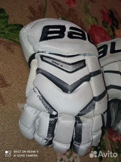 Хоккейные краги детские Bauer, размер 10