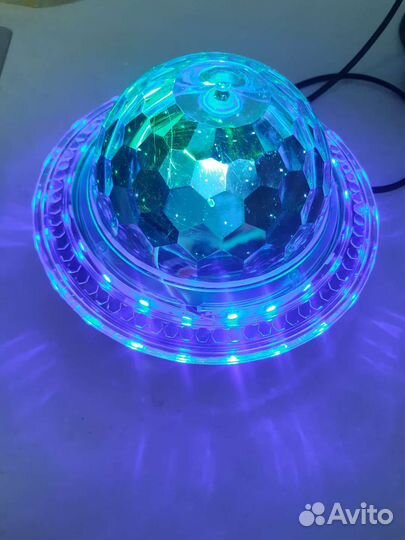 Светомузыка Диско Шар Bluetooth колонка
