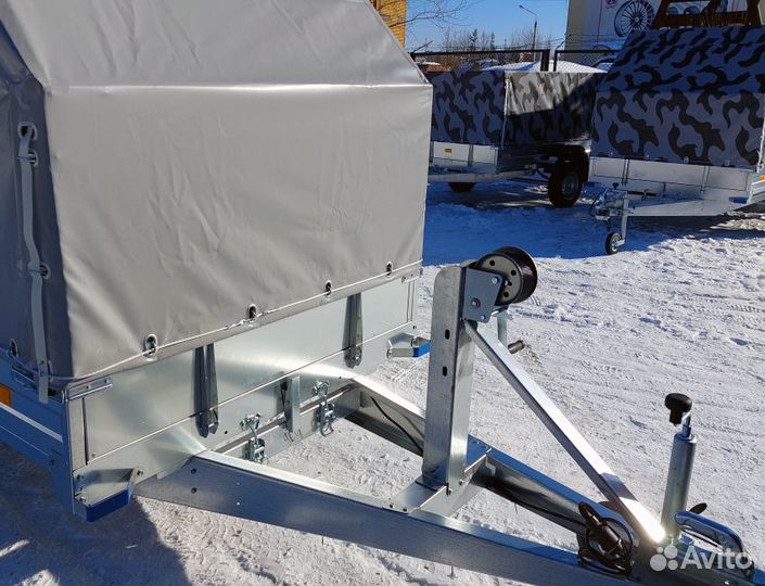 Прицеп оцинк. 3.2х1.4 с тентом 
