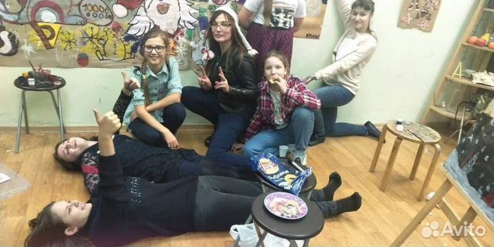 Уроки рисования в студии и online