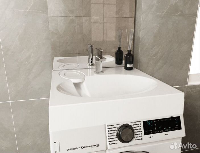 Умывальник на стиральную машину подвесной с крепеж