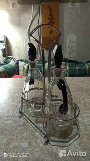 Круэт. Бутылочки для масла и уксуса. Винтаж