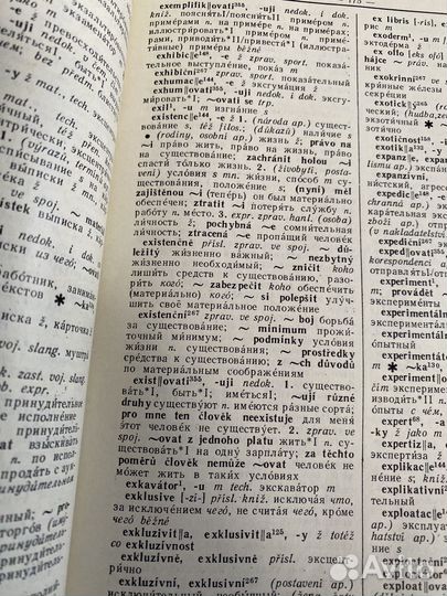 Чешско-русский словарь 1976г 62тыс слов