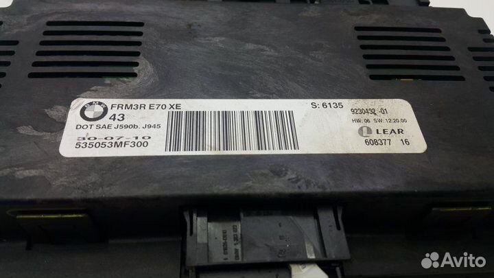 Б/У Блок управления светом Англия. 535053MF300 BMW