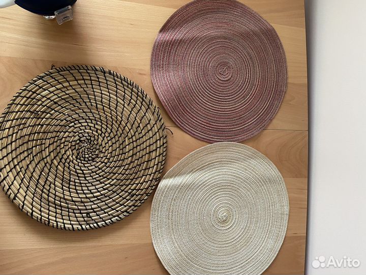 Салфетки на стол IKEA круглые