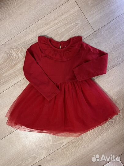 Три платья на девочку 86-92
