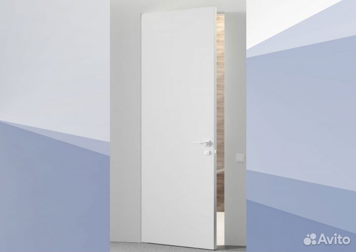 Скрытые двери под покраску