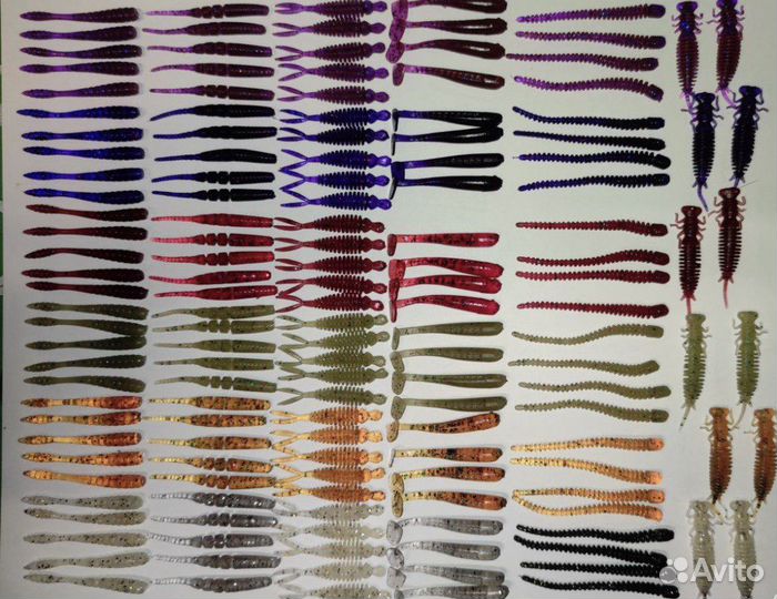 150 силиконовых приманок