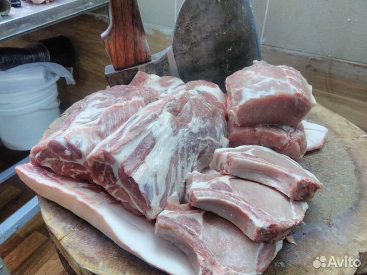 Свежее, охлажденное мясо, свинина