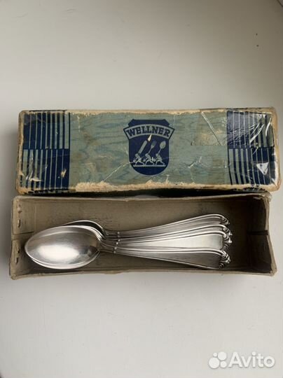 Ложки кофейные wellner серебрение