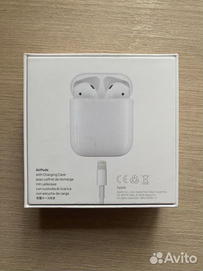 Наушники apple airpods 2 (MV7N2RU/A)