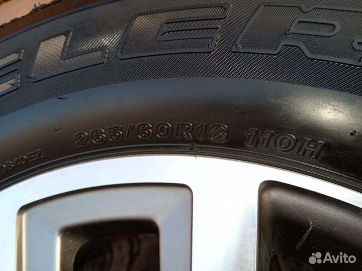 Резина Bridgestone Dueler n/t 18 на дисках