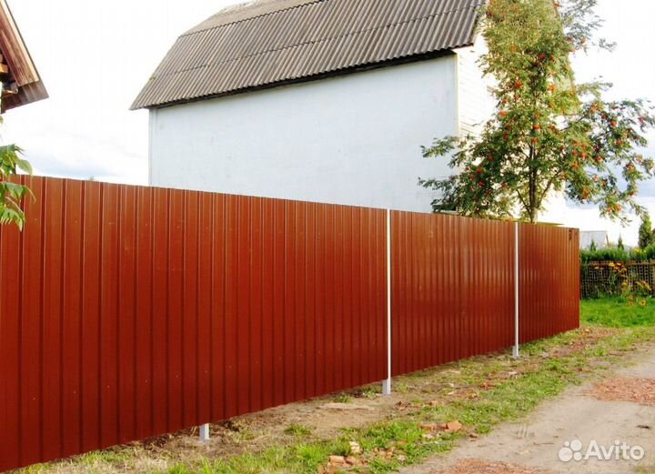 Заборы из профнастила
