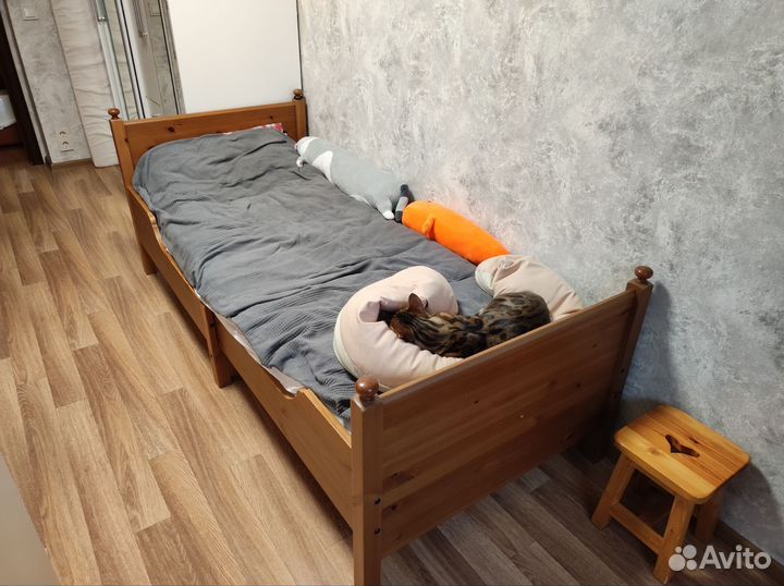 Кровать раздвижная Икеа Лексвик IKEA