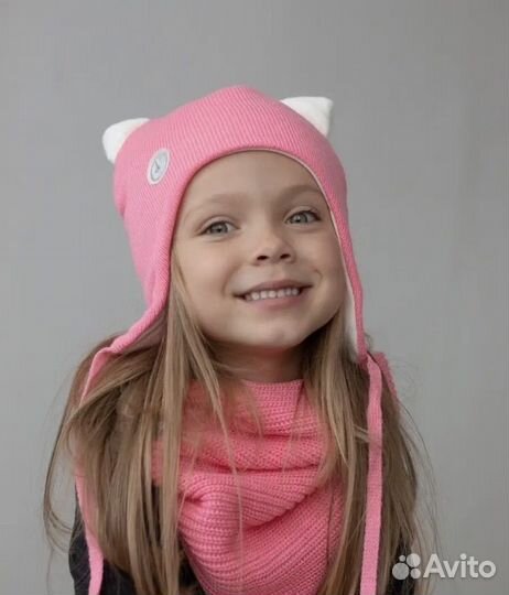 Шапка и снуд для девочки