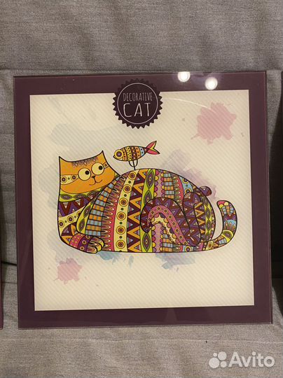 Картина на стекле Акварель