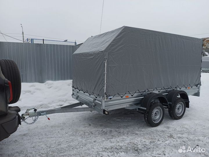 Прицеп двухосный от мзса Грузоподъёмность 422кг