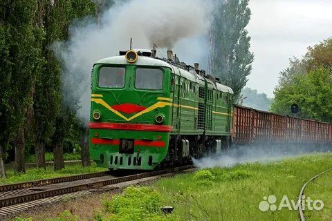 Тепловоз 2тэ10Л Модель сжд 1:87 железная дорога