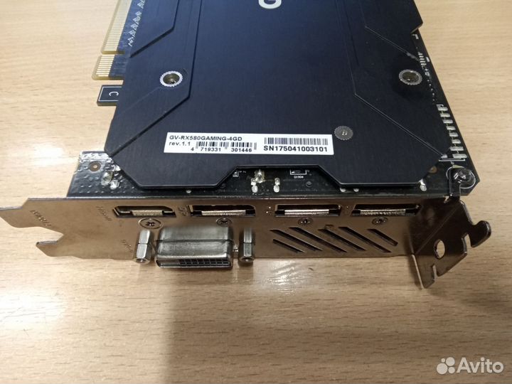 Видеокарта rx580 4gb