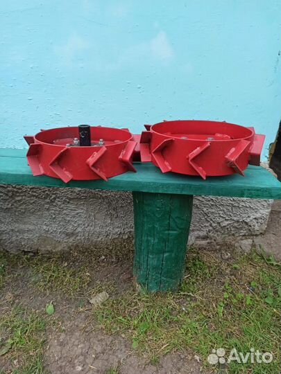 Грунтозацепы для мотоблока, пара, диаметр 29