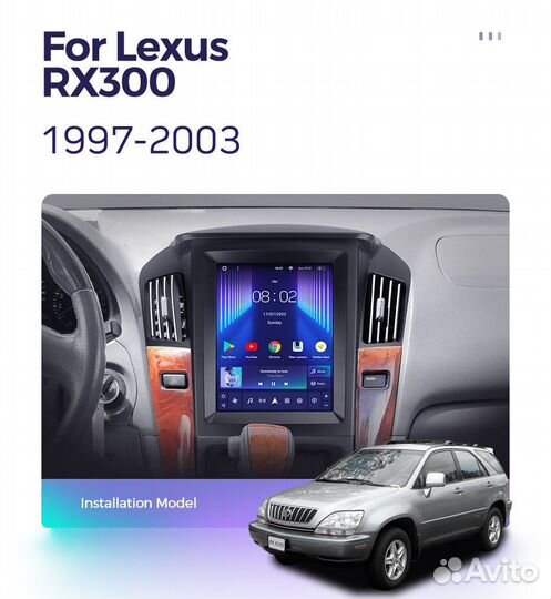 Lexus rx300 Rx350 Android teyes tesla магнитола