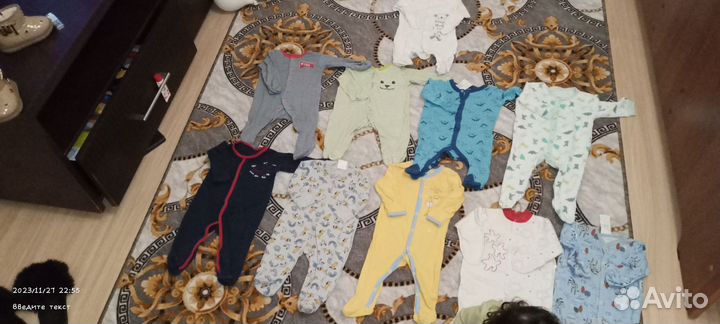 Детские вещи от 0 до 6 месяцев