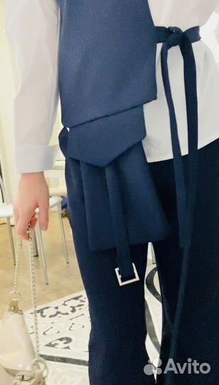 Жилет школьный синий 152