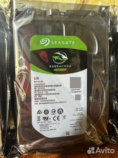 Жёсткие диски 4-8 тб Seagate