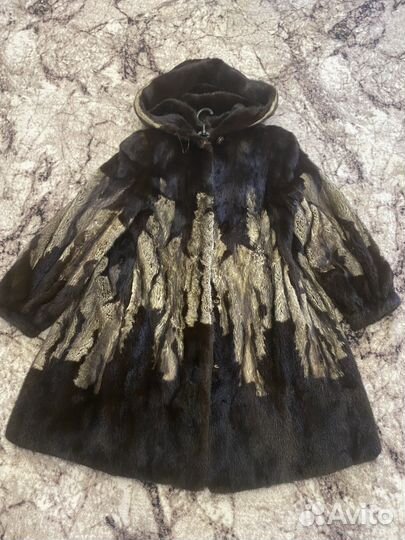 Шуба норковая 46 48 бу