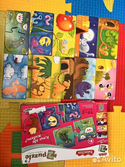 Детские пазлы, мозайка, книжки