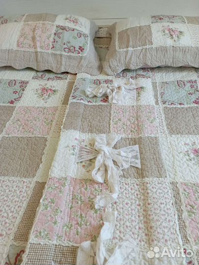 Покрывало+2 наволочки в стиле Шебби шик 2-х сп