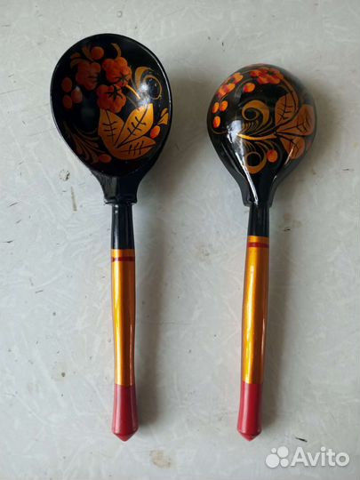 Деревянные ложки хохлома