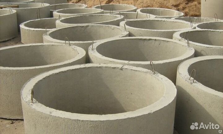 Кольца жби, рытье ям, доставка, монтаж