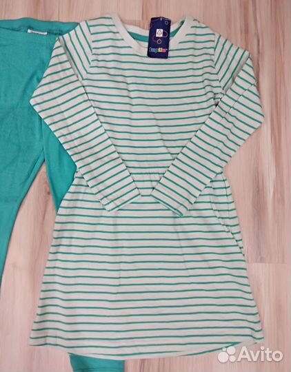 Платье и лосины для девочки 110 116