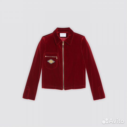 Бархатная куртка Sandro