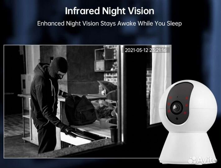 Камера видеонаблюдения wifi домашняя