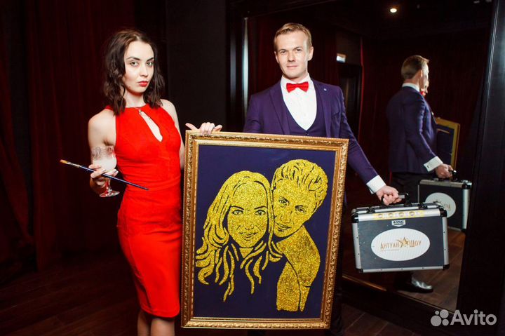 Звездный портрет, Световое, Песочное шоу