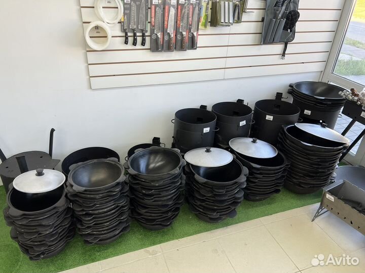 Чугунный казан узбекский